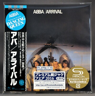 ABBA Arrival + 2 BONUS Tracks! Orig. 2016 JAPAN Mini LP SHM-CD UICY-77952 NEW