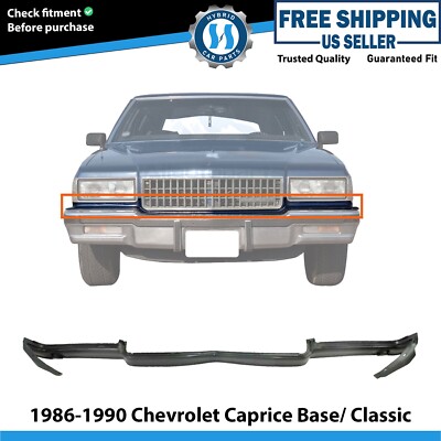 New Front Bumper Center Filler For 1986-1990 Chevrolet Caprice Base / Classic
