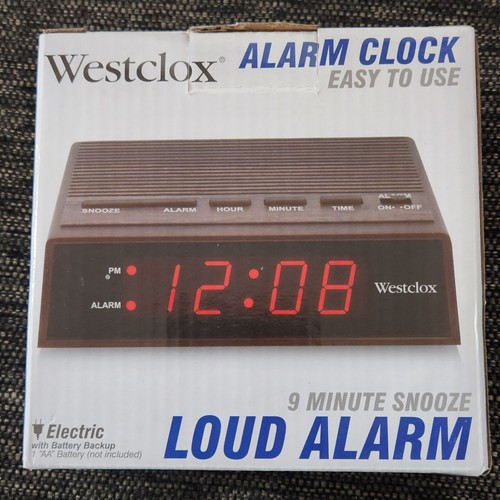 westclox デジタルアラームクロック　ミッドセンチュリー westclox デジタルアラームクロック ミッドセンチュリー
