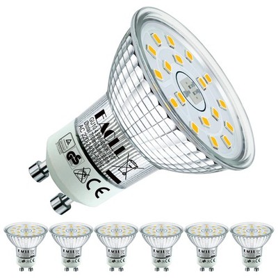 Bombilla LED EACLL GU10  4,9 W Blanco neutro 4000 K 585 lm Sustitución de 75 W 