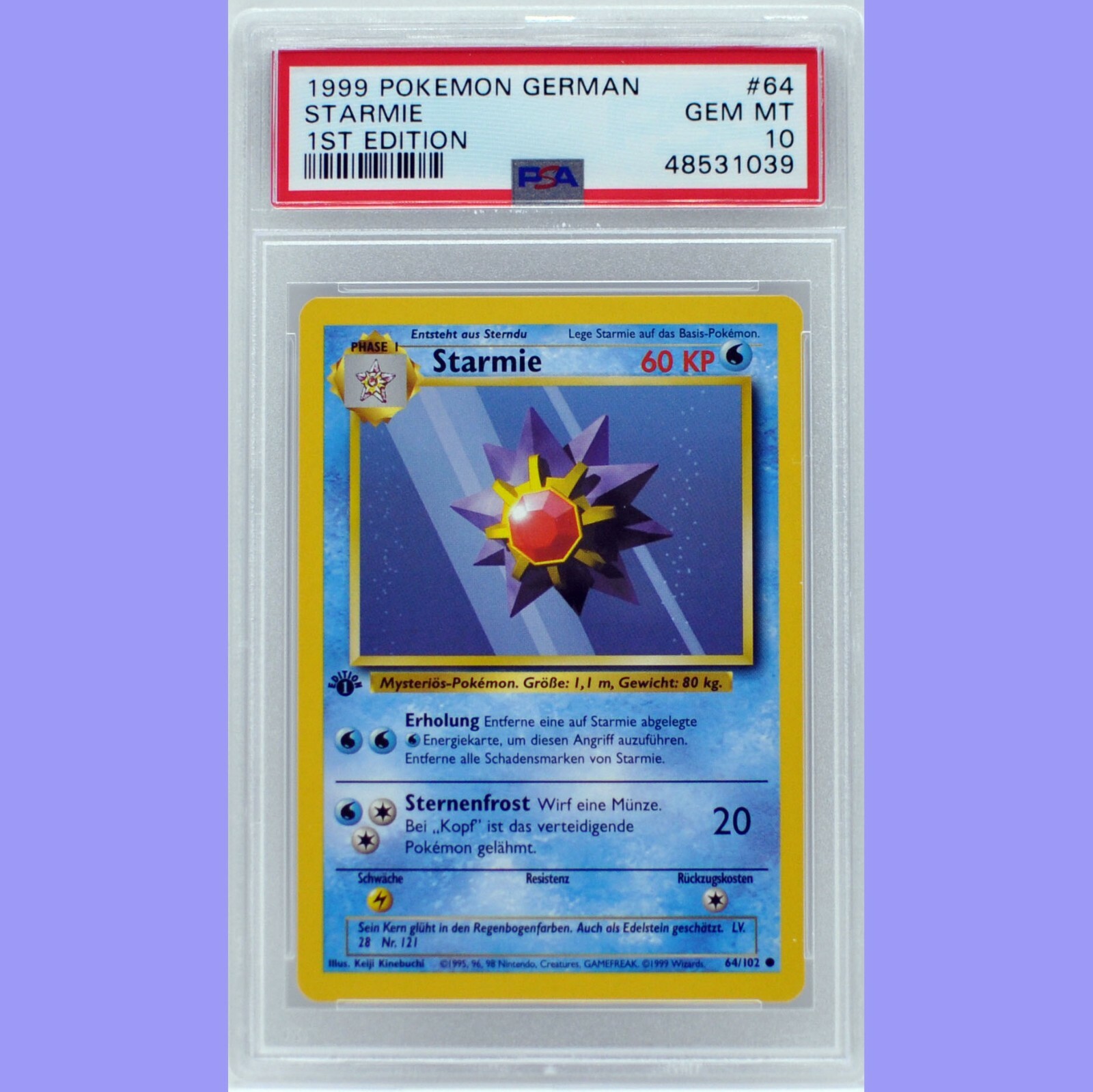 PSA10 スターミー starmie 旧裏 2000 121 15 Starmie #121 Prices | Pokemon 2000 Topps TV | Pokemon Cards