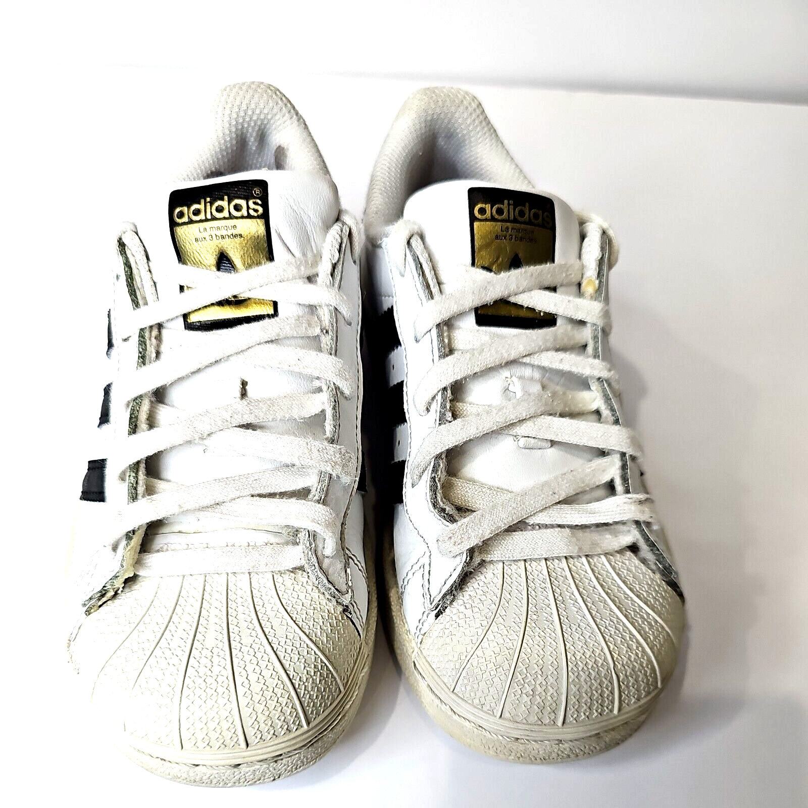 Adidas Superstar Originals Shoes Cloud White Black Size 12