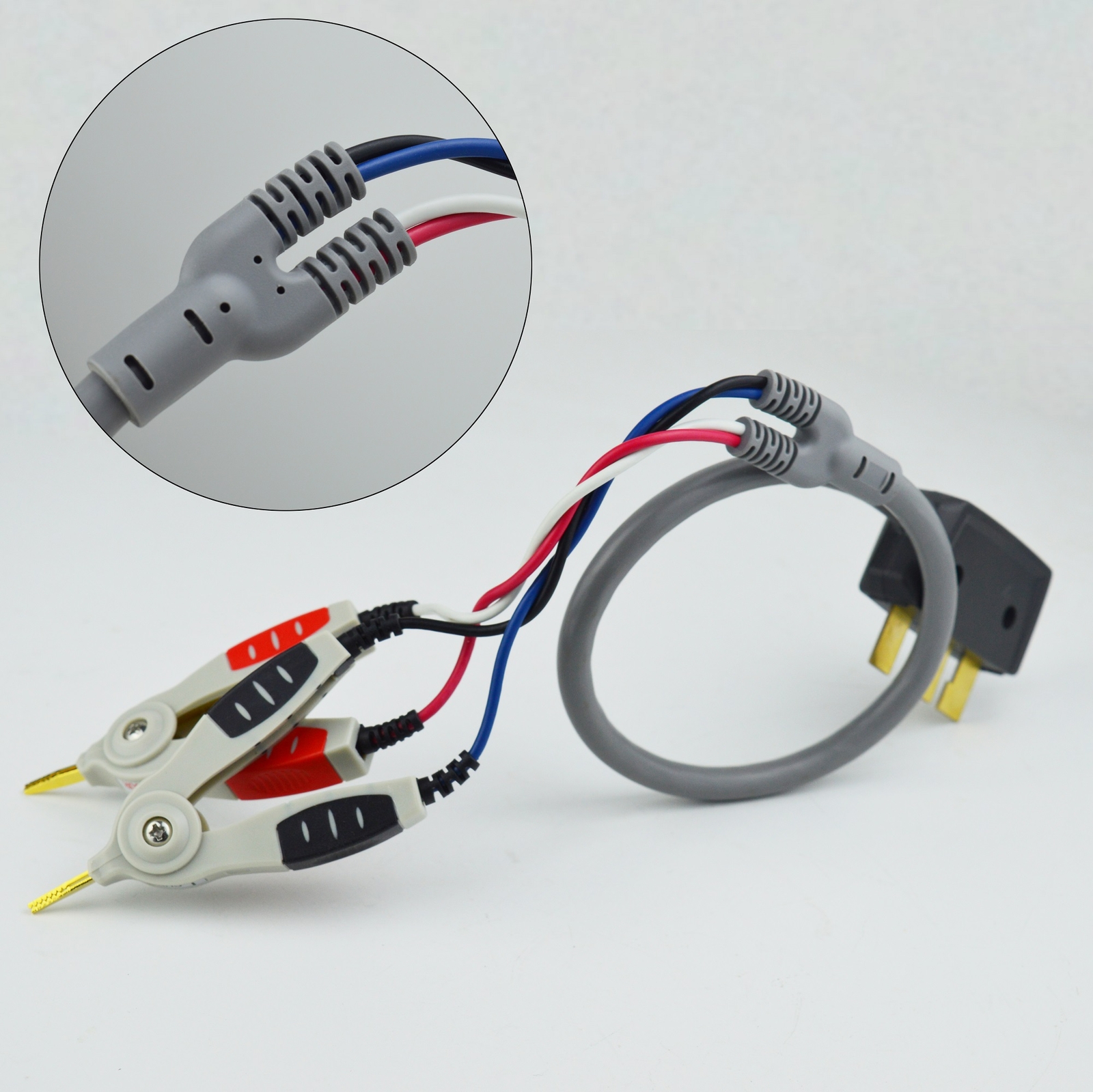 ZIBOO ZB-L100K LCR Test Clip Universal Digital Bridge Kelvin Test Line SMD Chip✦