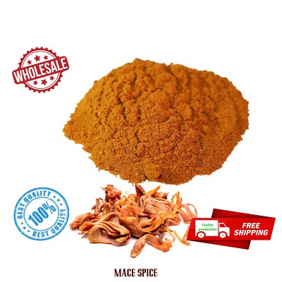 Nutmeg Mace ground powder organic natural pure  Ayurveda Herbs Spices no GMO,MSG