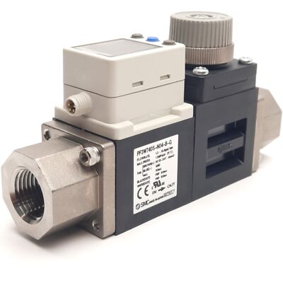SMC PF3W740S-N04-BN-G Digital Flow Switch 5-40L/min 1/2''NPT PNP 1.0MPa 12-24VDC