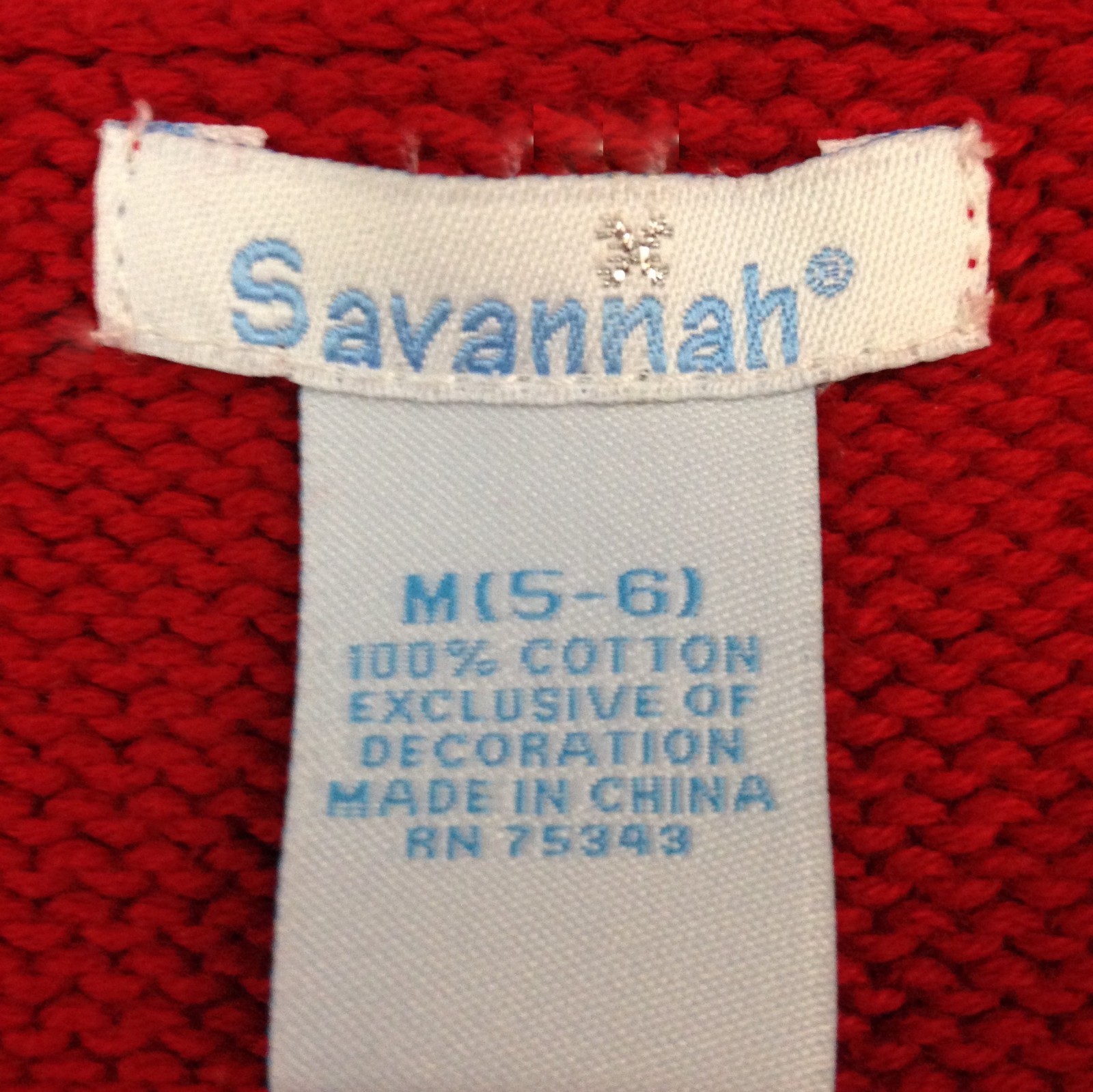 Christmas Cardigan Sweater Girls Medium 5-6 Hood Red Knit Zip Embroidered Beaded