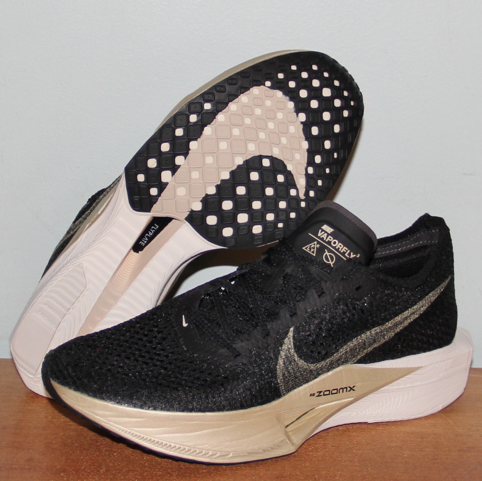 Nike ZoomX VaporFly Next% 3 Running Shoes Black Metallic