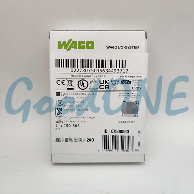 1PC Brand New Original WAGO 750-563 750563 IO Analog Output Module 2AO