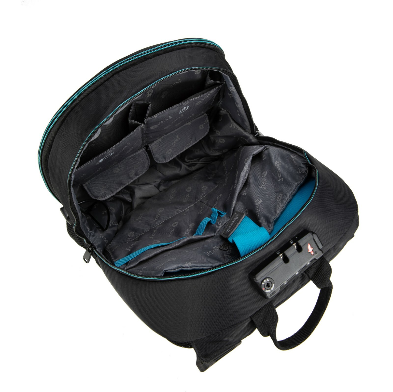 15.6" Laptop iPad Gaming Backpack with AntiTheft and USB Charging Port