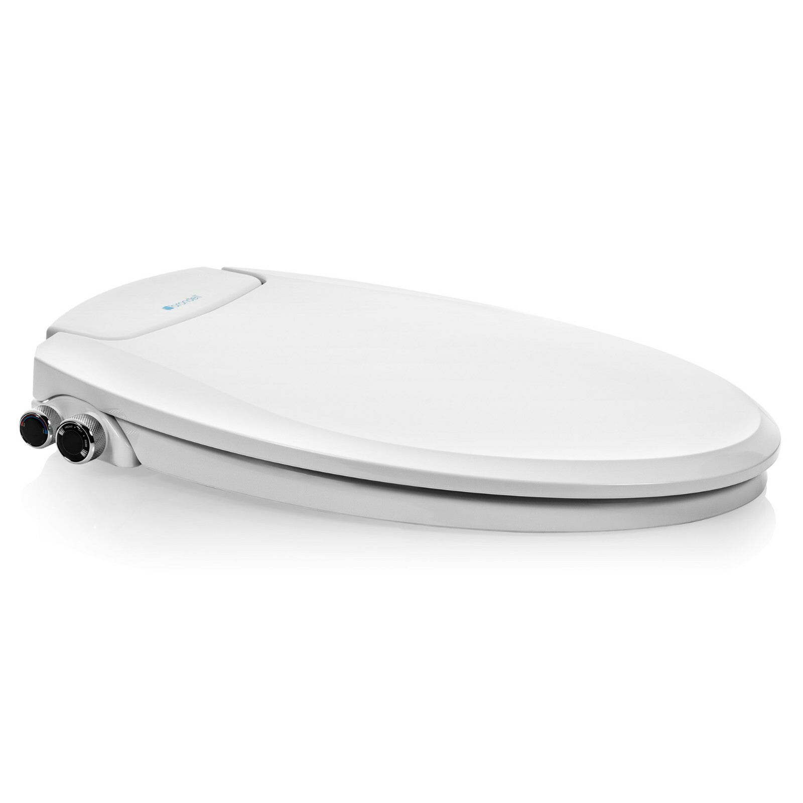 Brondell - ELONGATED Ecoseat Non Electric Warm Water Bidet Seat Open Box