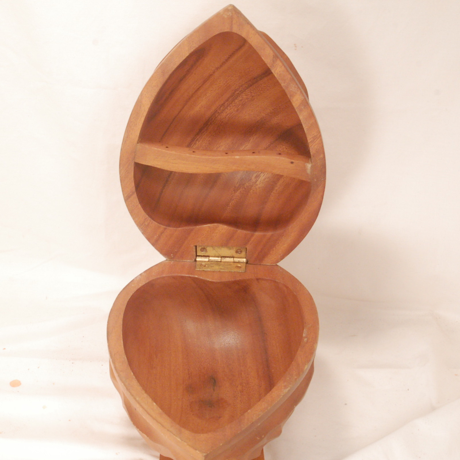 Vintage Walnut Shaped Wooden Nut Bowl