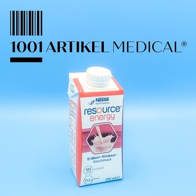 Nestle RESOURCE Energy Erdbeer Himbeer 20 x 200ml - PZN 19275998 MHD 20.11.25