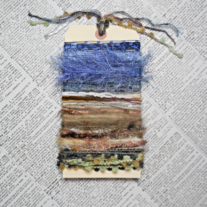 Fiber Art Yarn 24 Yds Crafts Weaving Journal Scrapbook Gift
