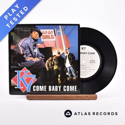 K7 - Come Baby Come - 7" Vinyl Record - EX/EX