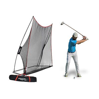 Rukket 10x7ft Haack Golf Net | Practice Driving Indoor and 