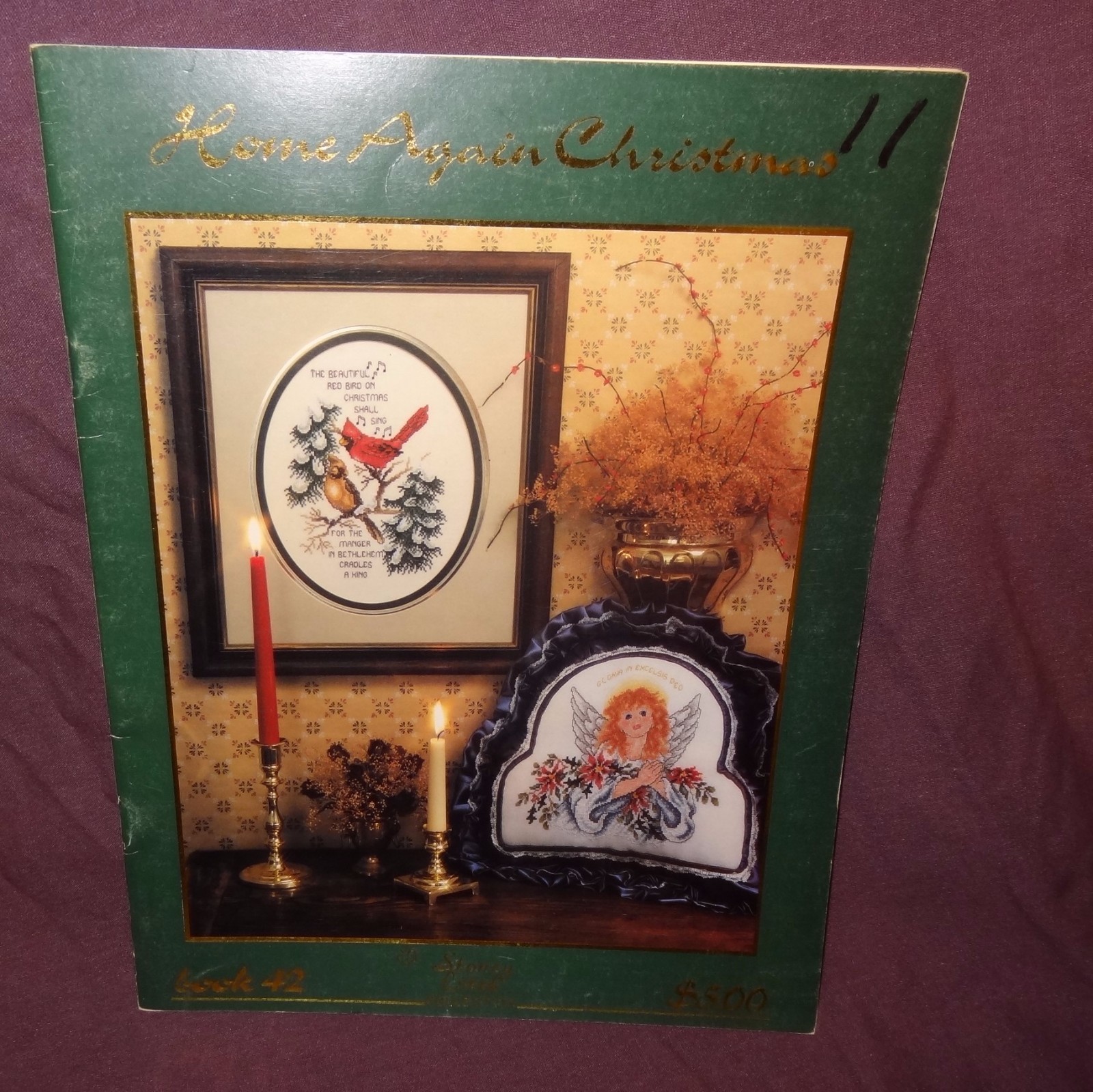 スティッチ Home Again Christmas Cross Stitch Pattern Leaflet Book 42