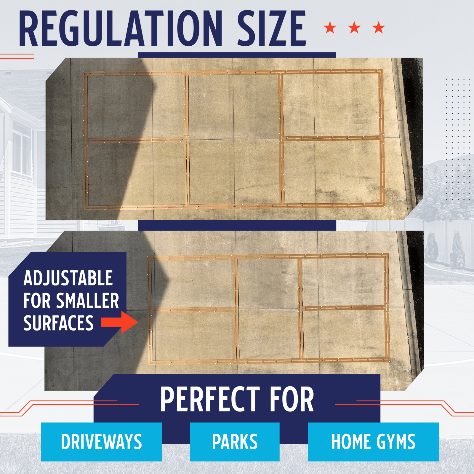 Murray Sporting Goods Premium Pickleball Court Marking Kit