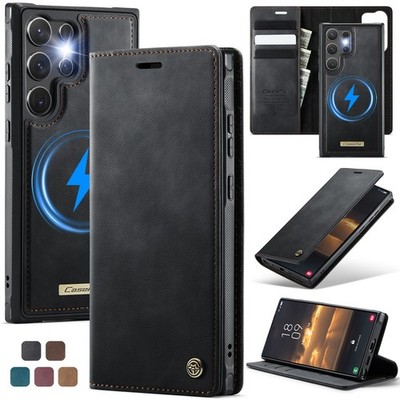 Hülle für Samsung Galaxy 2in1 Klapphülle abnehmbar Magsafe Kartenfach Handy Case