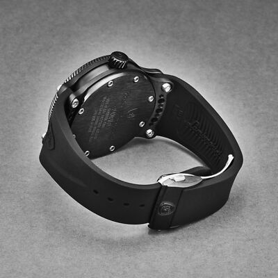 Pre-owned Tonino Lamborghini Men's 'panfilo' Black Dial Automatic Watch Tlf-t03-5