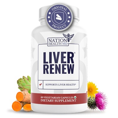 Nation Health MD Liver Renew Formula with Artichoke Extract