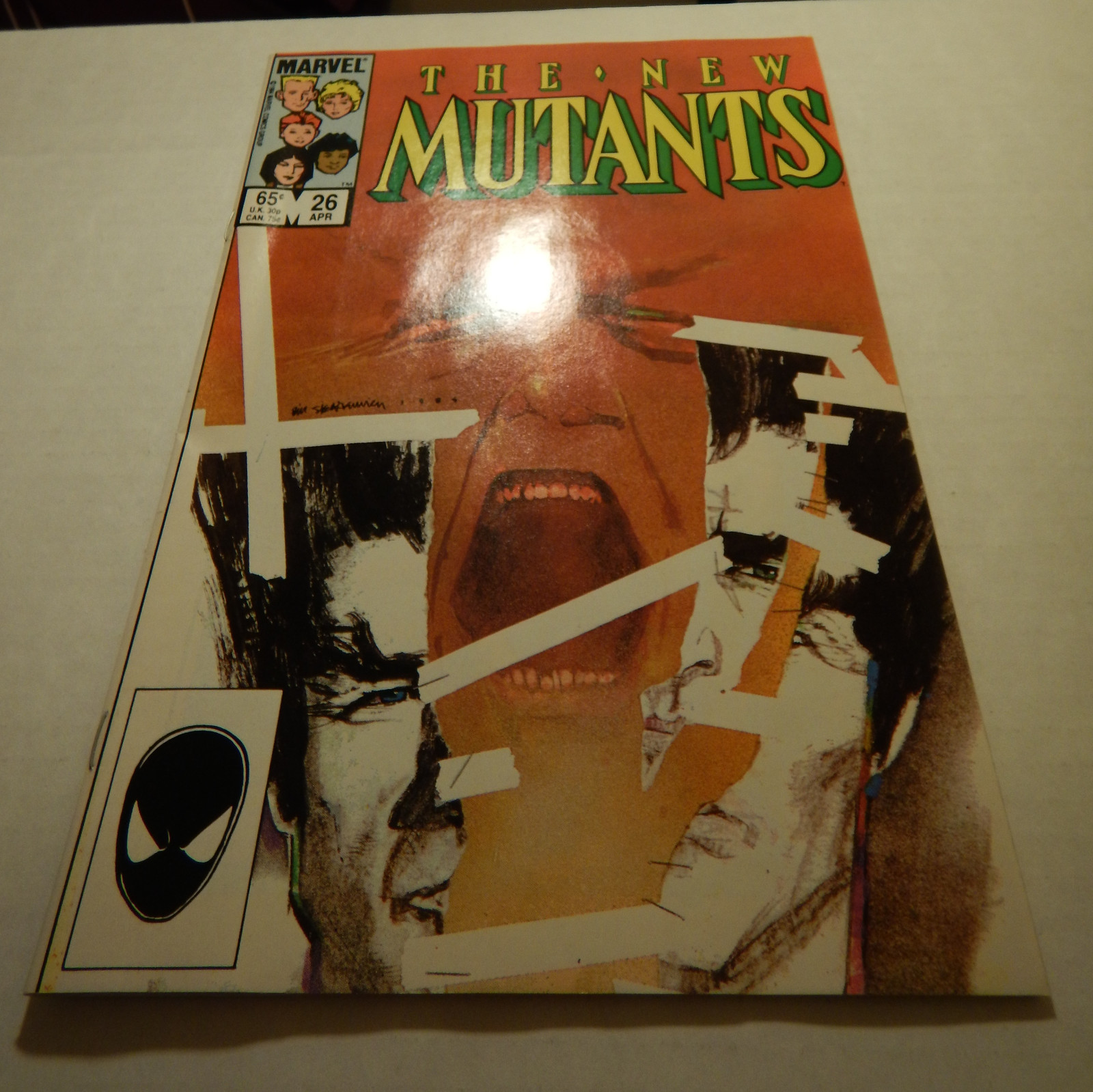 The New Mutants #26 CBCS 9.6 NM+ (not cgc) WHITE PAGES! First appr of Legion!