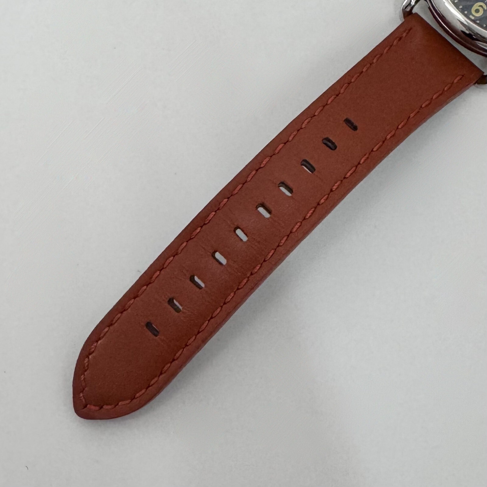 Pre-owned Shinola The Runwell- Collegiate Blue Dial Brown-leather Strap Men's Watch 41mm