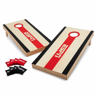 Virginia Flag Cornhole Boards Regulation Size Game Set Baggo Bean Bag Toss 8 ACA Regulation Bags