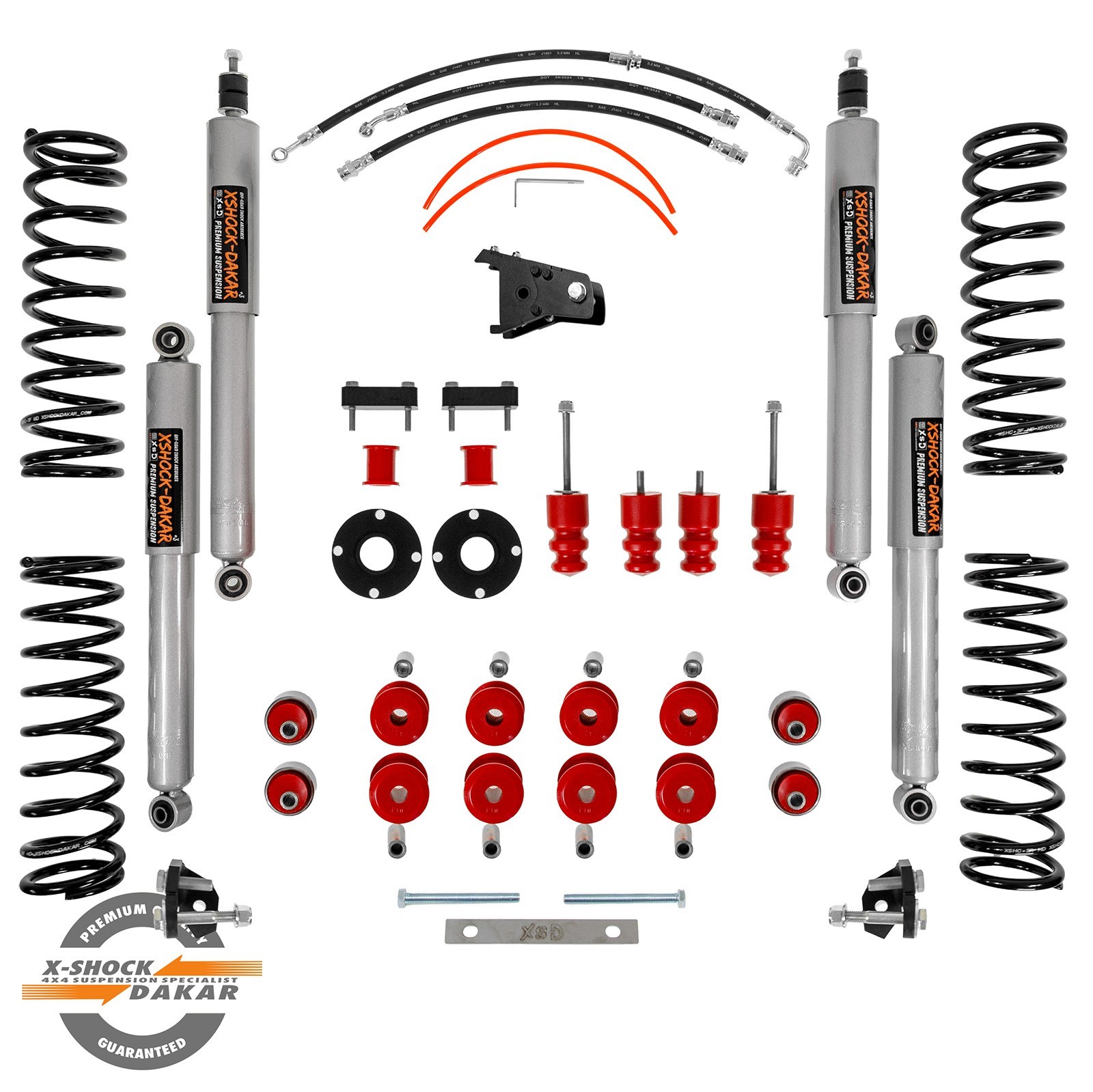 Suspension Lift Kit +3'' OPTIMUM Xshock Dakar for  Suzuki Jimny JB43