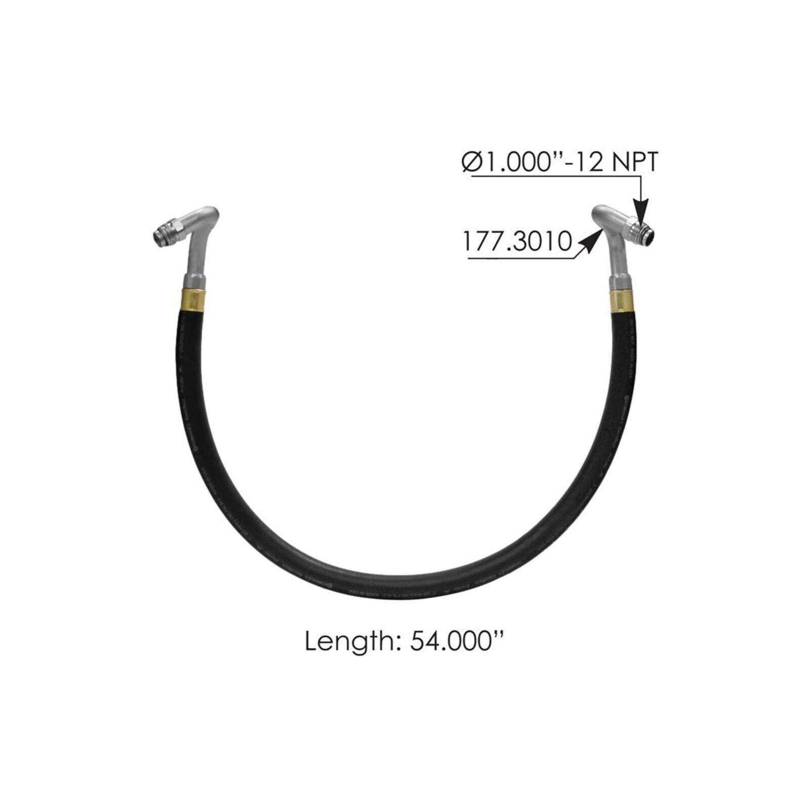 Kenworth Air Spring Hose Kit 54in | 177.3054K G501002054 Kenworth Air Spring Hose Kit 54in | 177.3054K G501002054
