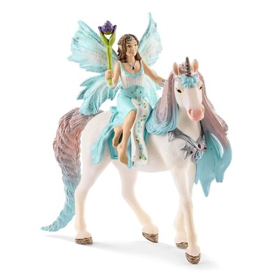 Schleich 70569 BAYALA Coffret de Figurines Fée Eyela avec Jouet Licorne de Princ
