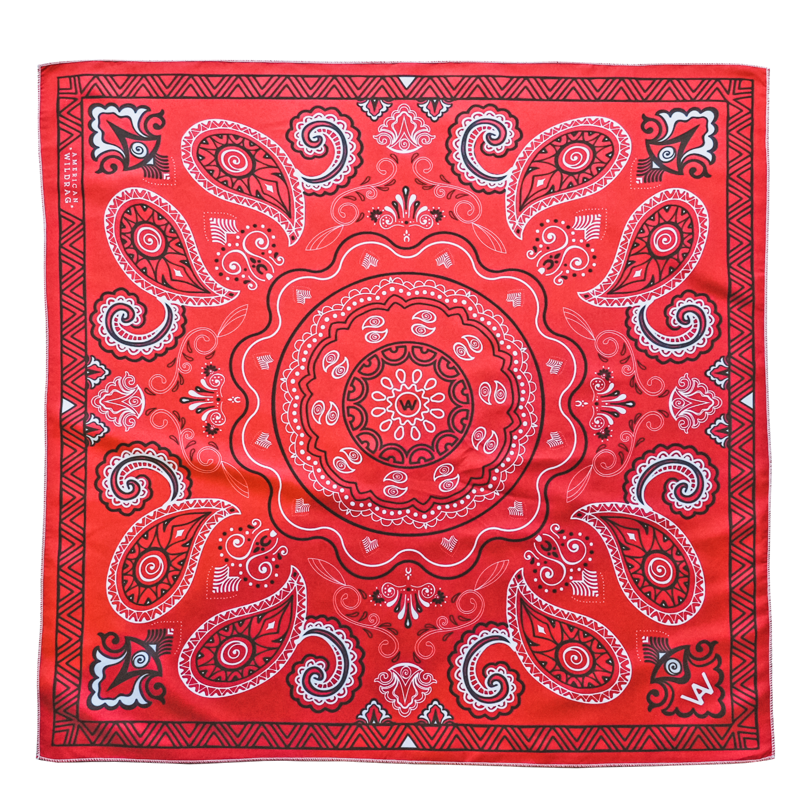 EXTRA Large Soft Polyester Non Fading Paisley Bandana or Wildrag 26 x 26 Inches