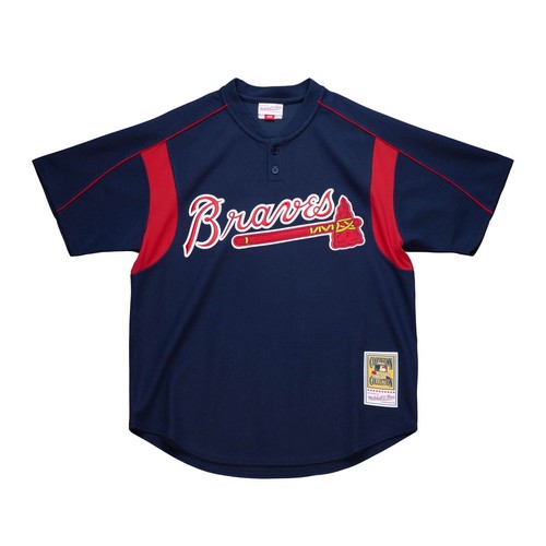 

MITCHELL - NESS MLB BATTING PRACTICE JERSEY ATLANTA BRAVES 2003 GREG MADDUX, Бежевый