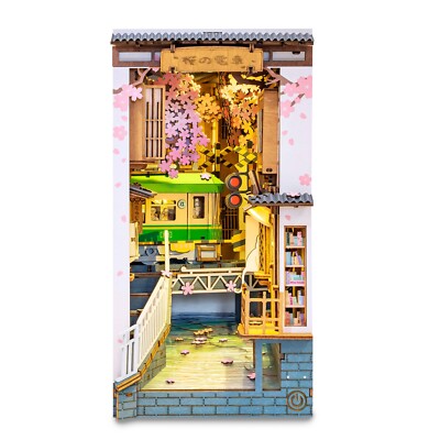 Rolife Stories in Book Series Dollhouse Nook Shelf Insert 3D Wooden Puzzle 7 Set