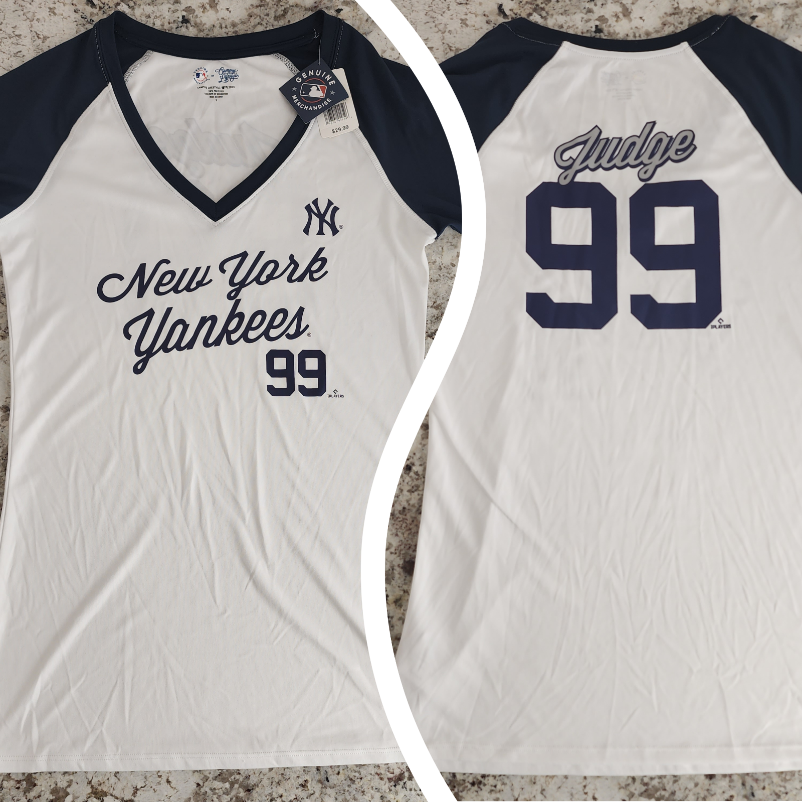 ニューヨーク・ヤンキース JUDGE 99 Tシャツ ニューヨーク ヤンキース 名前と背番号T シャツ - アーロン