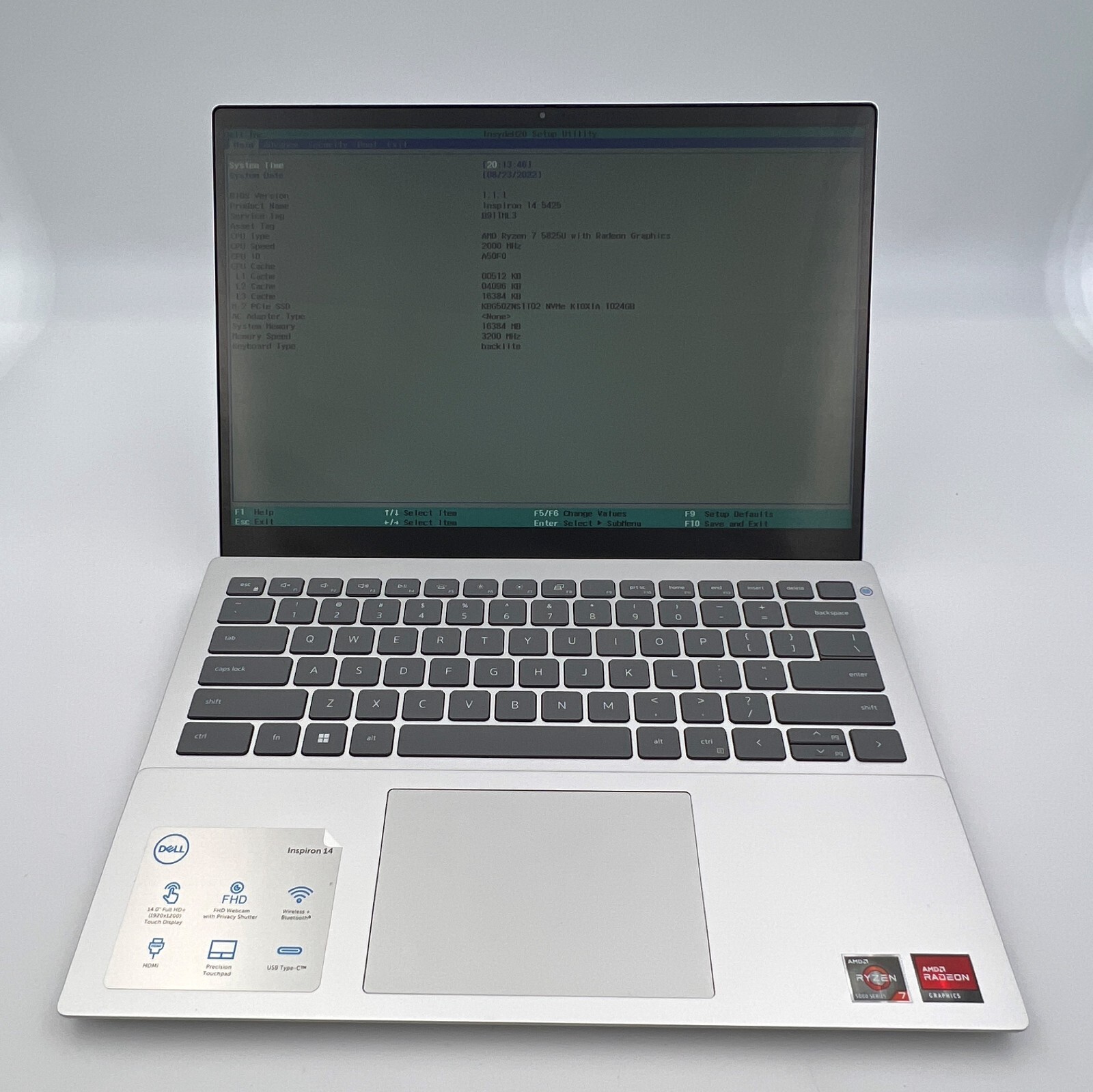 Dell Inspiron 14 5425 Ryzen 7 5825U 16GB 1 TB SSD 14