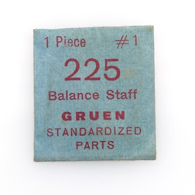 Gruen 225 Watch Movement Balance Staff Part #1