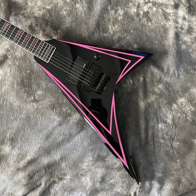 Swallow Tail V Shape Electric Guitarb Floyd Rose Bridge Maple Neck Basswood Body