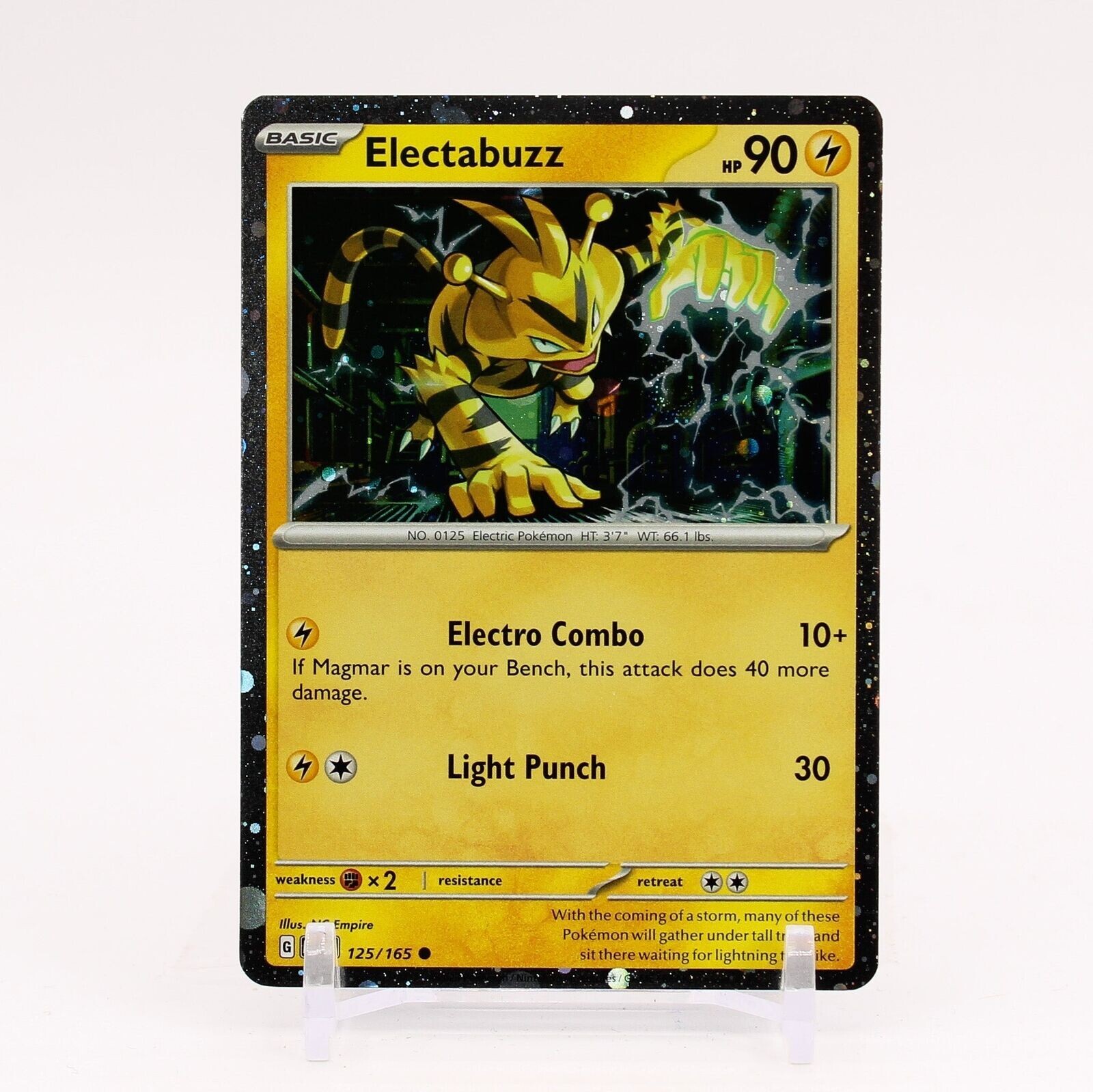 Electabuzz - 125/165 151 Collection Promo Cosmos Holo