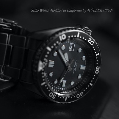 Müller&Son ''Marinemaster'' Watch Mod made from Seiko SKX007 + Seiko Bracelet 