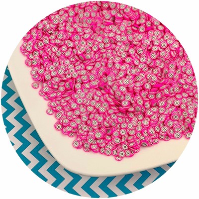 Dragon Fruit Fimo Slices  | Slime DIY craft | Cheap Bulk 2mm Fimos