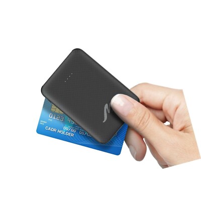 MIISSO 5000mAh Pocket Portable Charger Ultra Thin Power Bank For iPhone Android