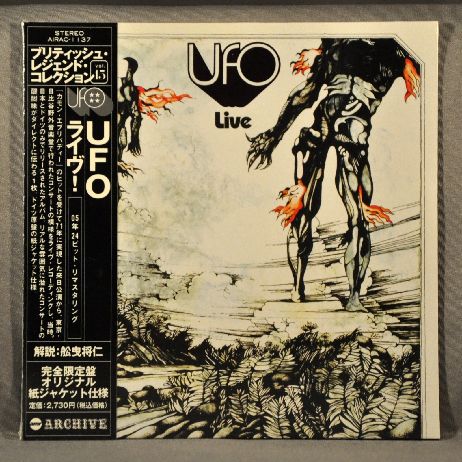 UFO Live in JAPAN Orig. 2005 JAPAN Mini LP CD FactSeal AIRAC