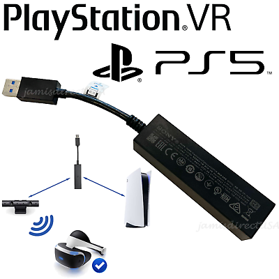 Official PSVR to PS5 Cable PS5 PS4 VR 4 PS5 VR Connector Set Mini Camera  Adapter