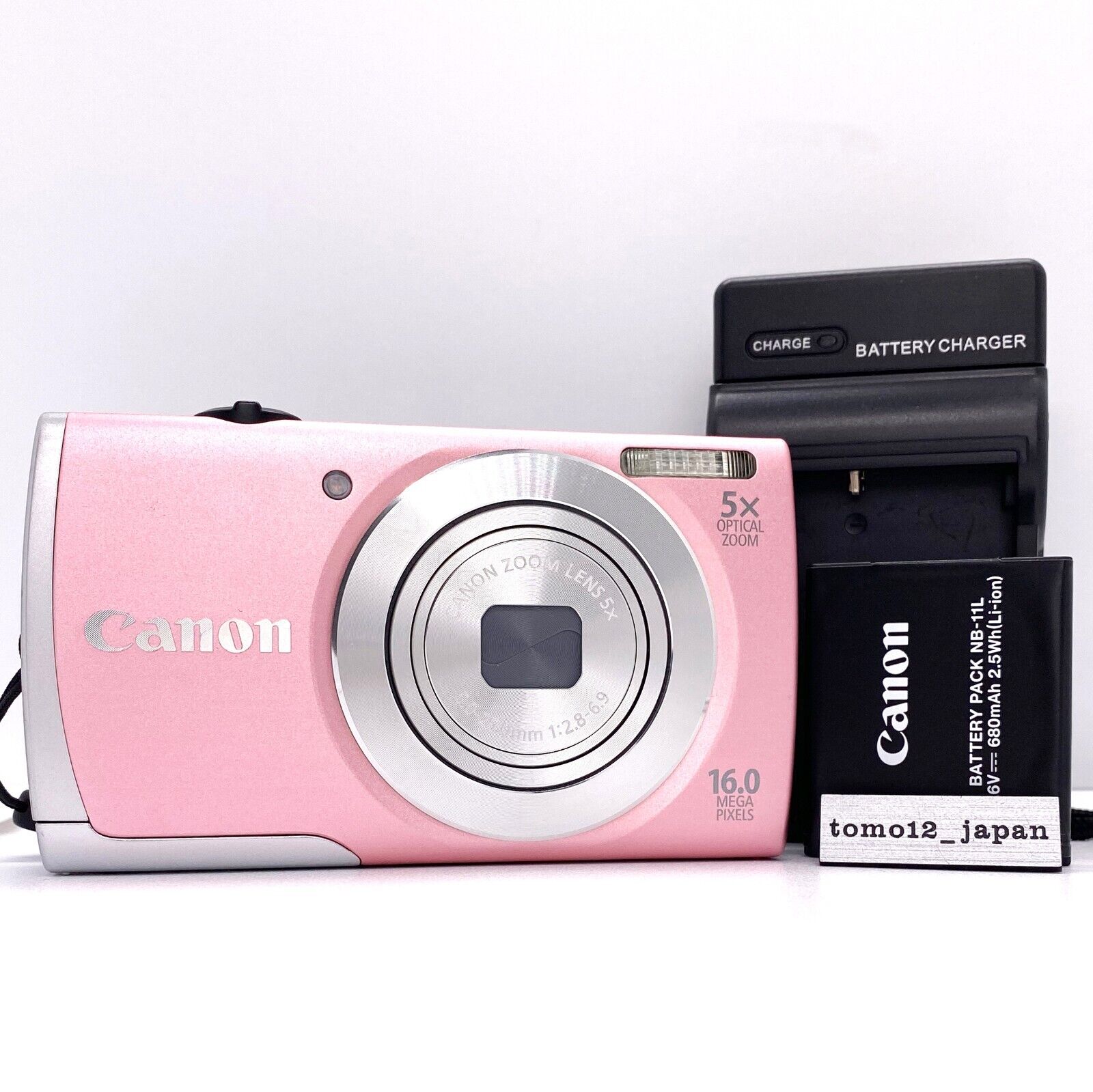Canon PowerShot A2600 Pink Digital Camera 16.0MP 5x Optical Canon PowerShot A2600 Pink Digital Camera 16.0MP 5x Optical