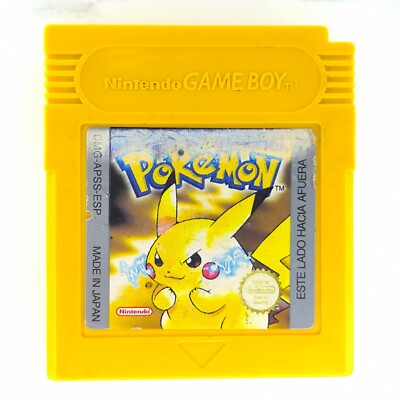 Pokemon yellow Version ESP (EDICION Amarilla) Nintendo Game Boy, Authentic