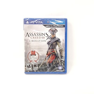 Assassin's Creed III Liberation for PlayStation Vita PSV *NEW & SEALED*