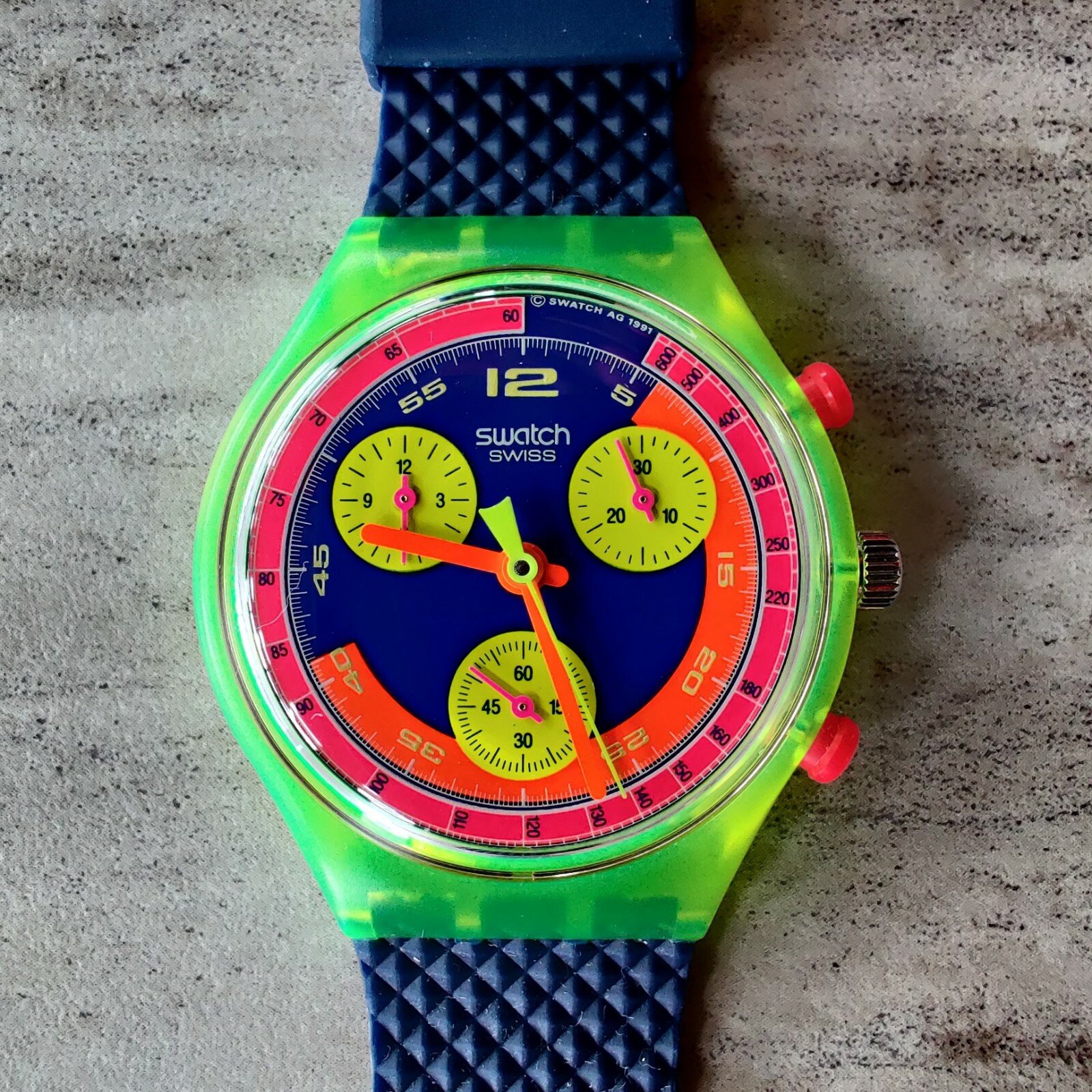 Swatch Originals Grand Prix 37mm SCJ101 NOS - Circa 1992 Swatch Originals Grand Prix 37mm SCJ101 NOS - Circa 1992