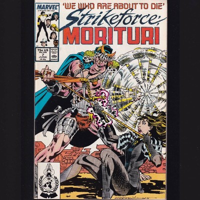 STRIKEFORCE: MORITURI Marvel Comics Vol 1 #7 June 1987 #098 20E