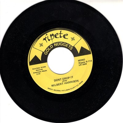 Wilbert Harrison:  Don't Drop It  /  Drifters:  My Little Red Book 45 RPM A-2381