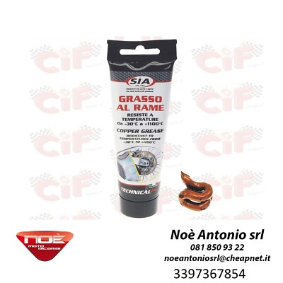 GRASSO AL RAME RESISTE A TEMPERATURE da -30°C a + 1100°C ml75 cod 15271